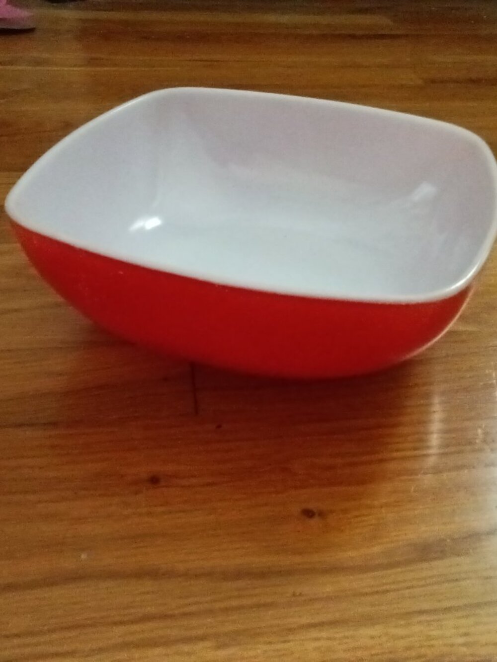 Red Pyrex Ovenware Casserole Dish
